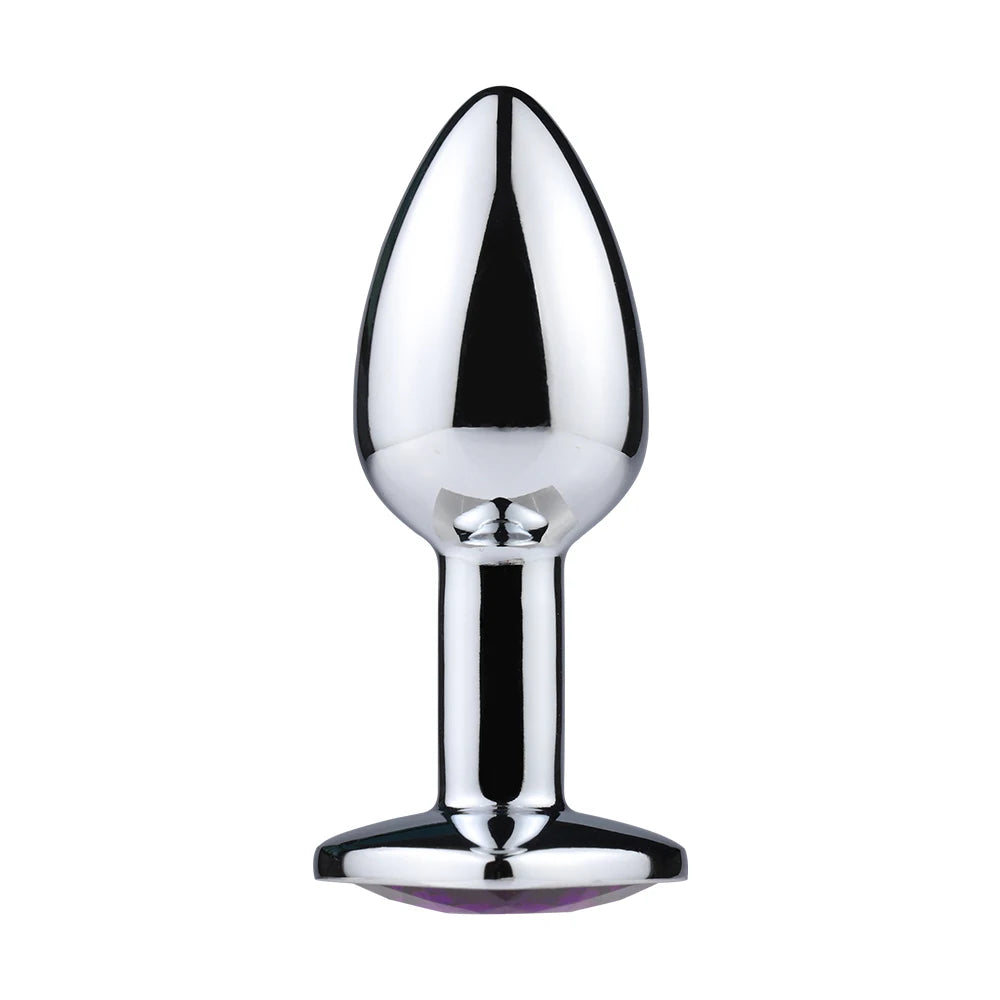 Mini Sexy Metal Anal Plug - Smooth Stainless Steel Dilator for Pleasure