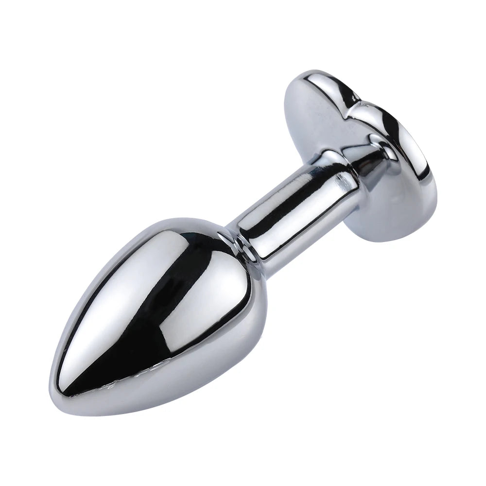 Mini Sexy Metal Anal Plug - Smooth Stainless Steel Dilator for Pleasure