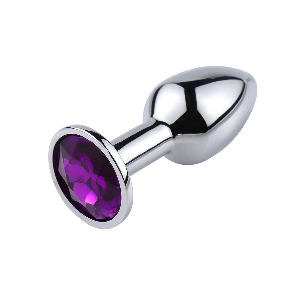 Mini Sexy Metal Anal Plug - Smooth Stainless Steel Dilator for Pleasure