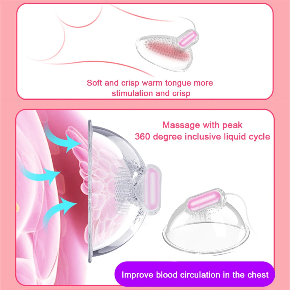 BIRDSEXY Wearable Nipple & Clitoris Vacuum Vibrator for Enhanced Pleasure