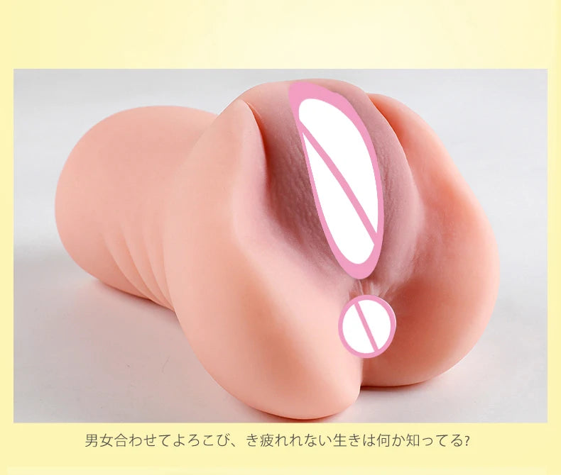 Realistic Silicone Male Masturbator Cup for Pleasure