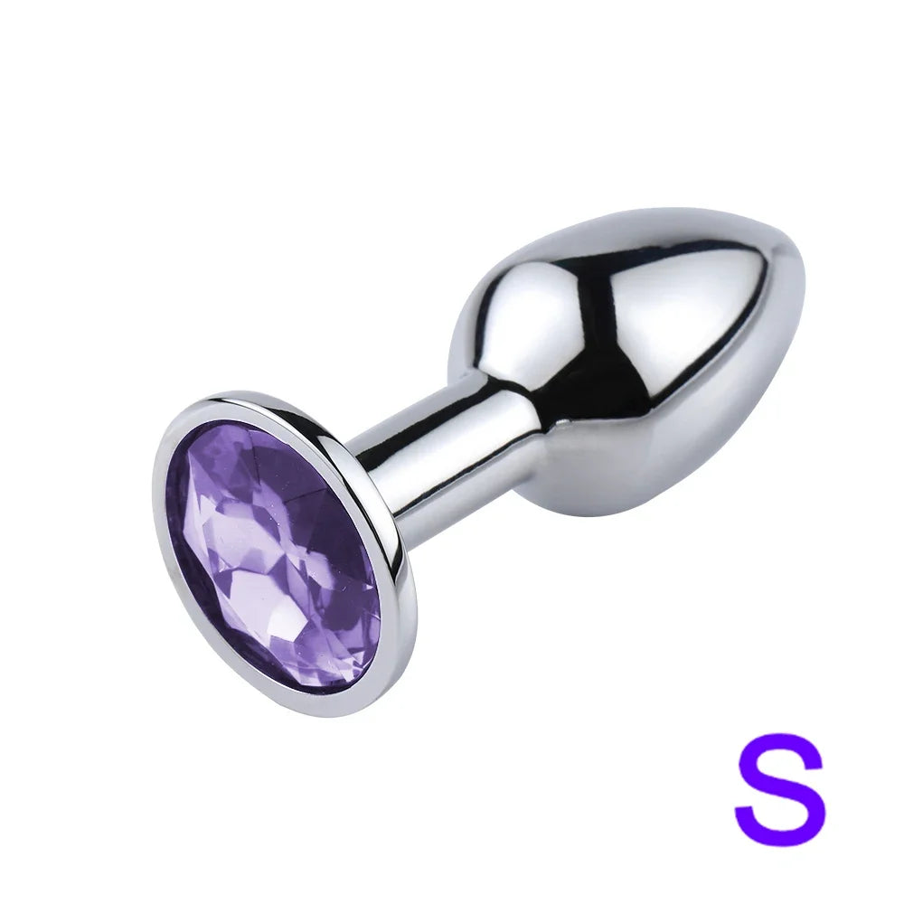 Mini Sexy Metal Anal Plug - Smooth Stainless Steel Dilator for Pleasure