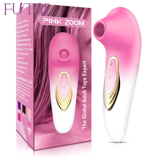 Clitoris Sucking Vibrator with Suction Cup