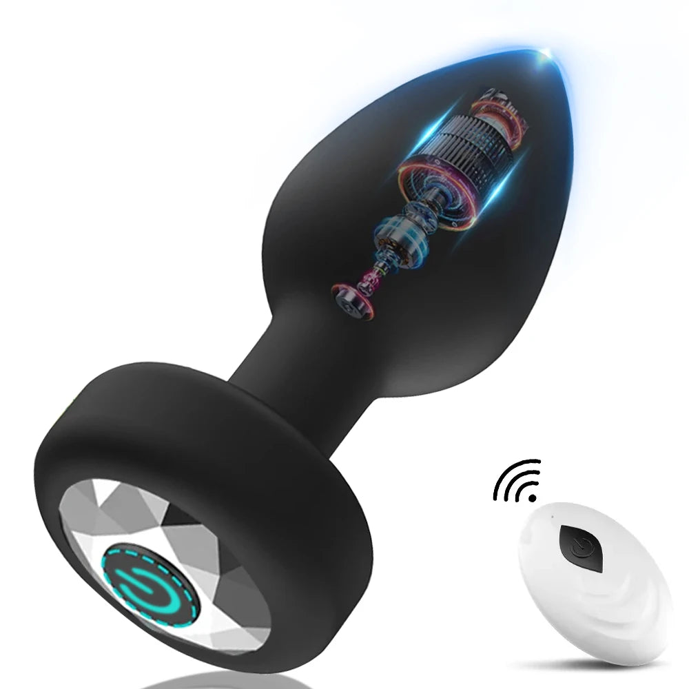 YAFEI App-Controlled Anal Vibrator and Prostate Massager for Men and Women