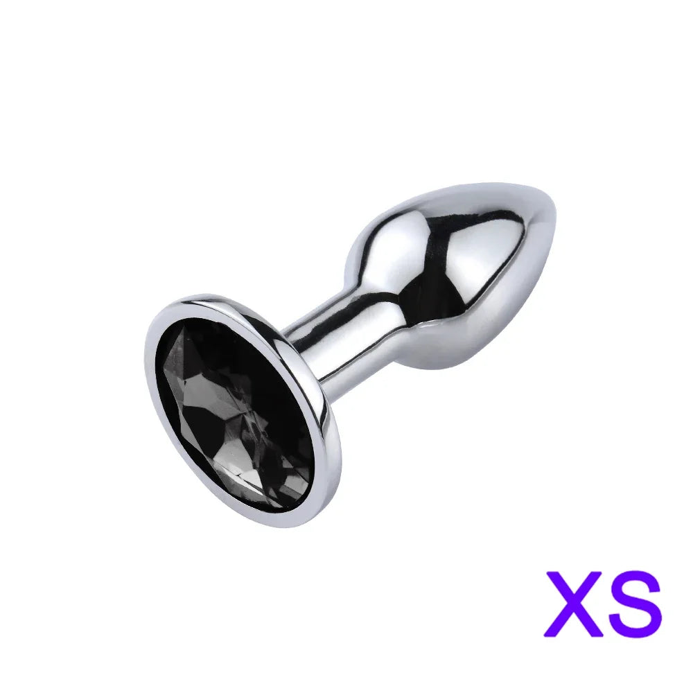 Mini Sexy Metal Anal Plug - Smooth Stainless Steel Dilator for Pleasure