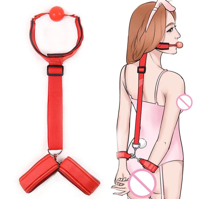 Bdsm Bondage Set Restraint Adult Game Handcuff Collar