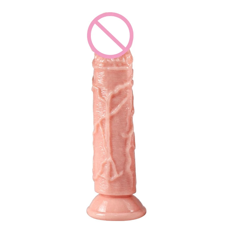 Realistic TPE Dildo with Suction Cup for Women - Multiple Sizes Available