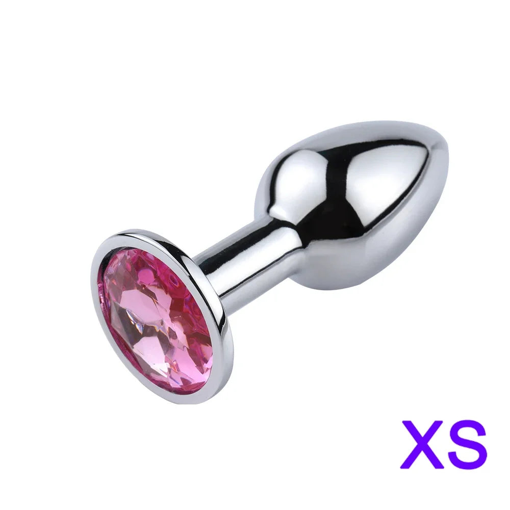 Mini Sexy Metal Anal Plug - Smooth Stainless Steel Dilator for Pleasure