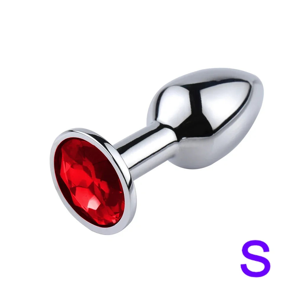 Mini Sexy Metal Anal Plug - Smooth Stainless Steel Dilator for Pleasure