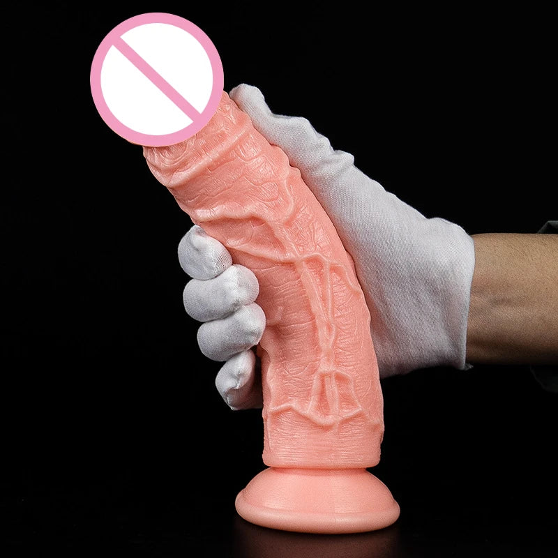 Realistic TPE Dildo with Suction Cup for Women - Multiple Sizes Available