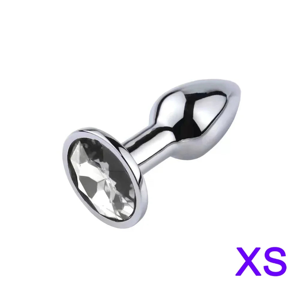 Mini Sexy Metal Anal Plug - Smooth Stainless Steel Dilator for Pleasure