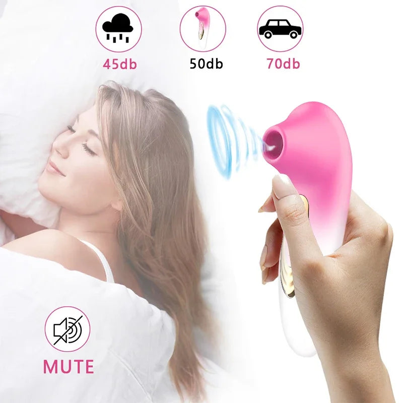 Clitoris Sucking Vibrator with Suction Cup