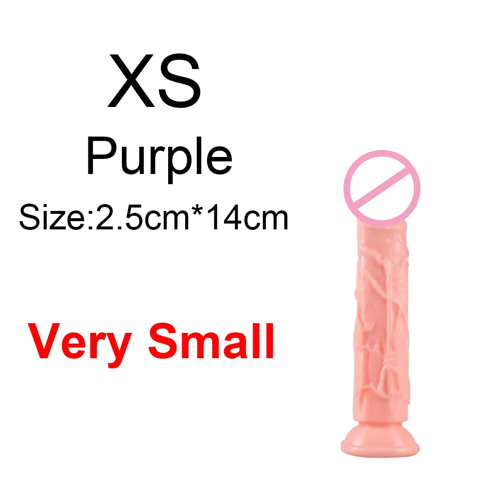 Fierce Horse Soft Transparent Dildo with Suction Cup - Multiple Sizes & Colours