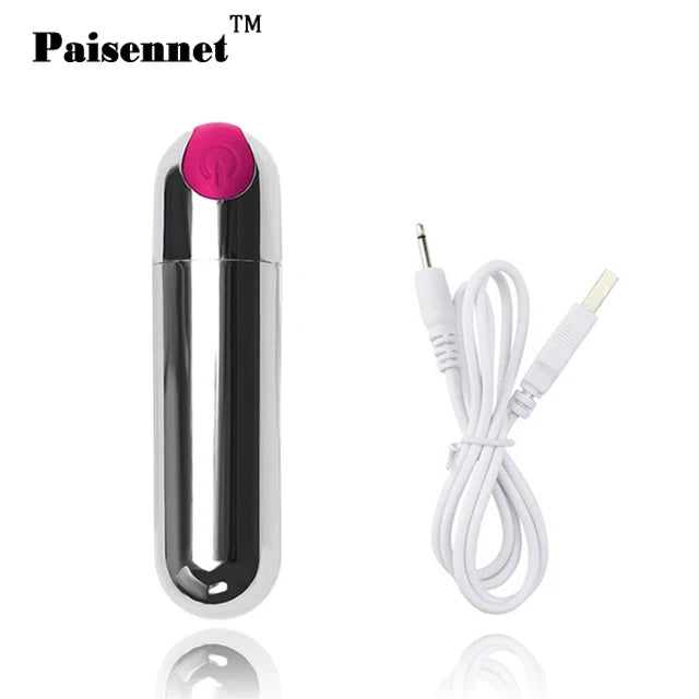 Discreet Mini G-Spot Bullet Vibrator - Powerful Waterproof Clitoral Stimulator