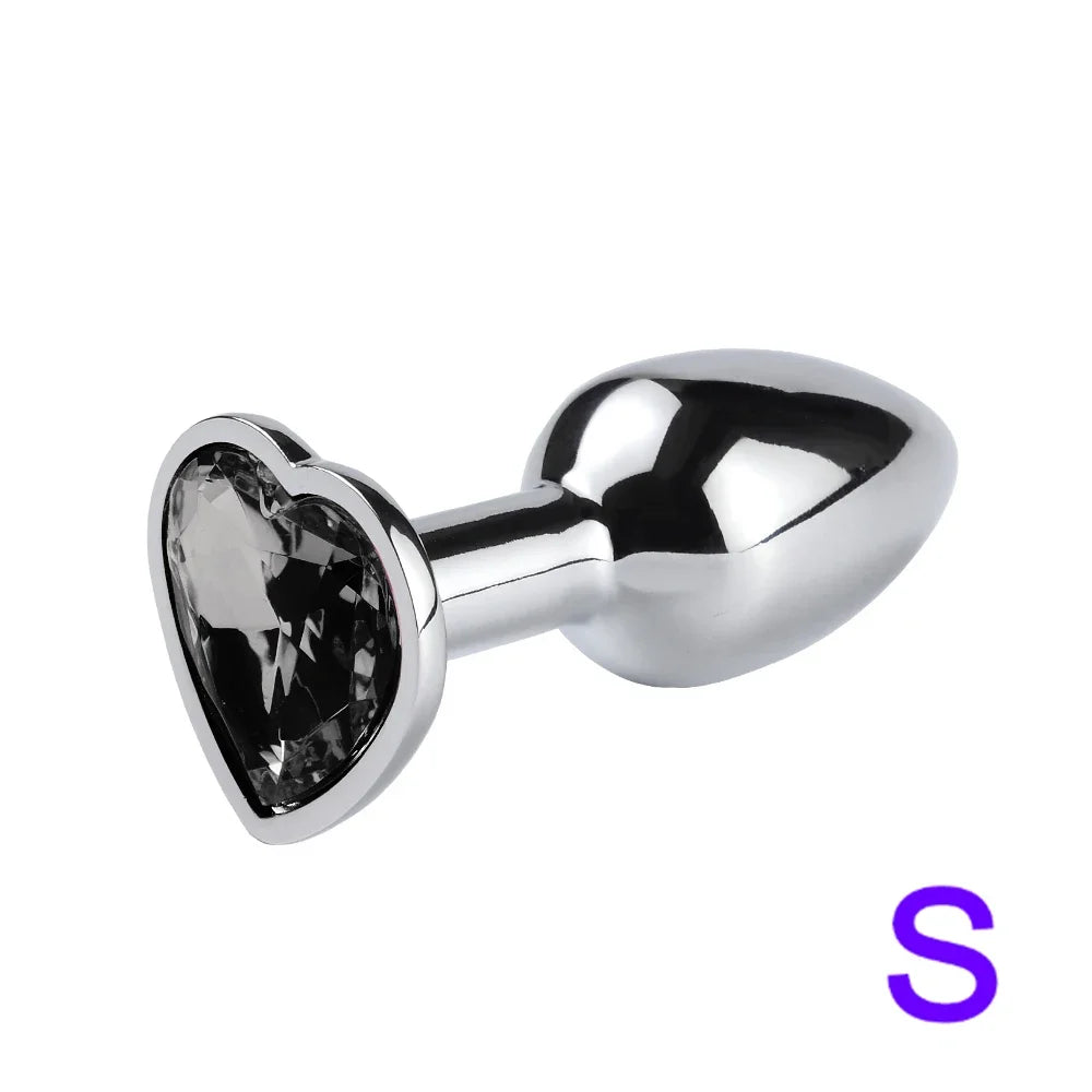 Mini Sexy Metal Anal Plug - Smooth Stainless Steel Dilator for Pleasure