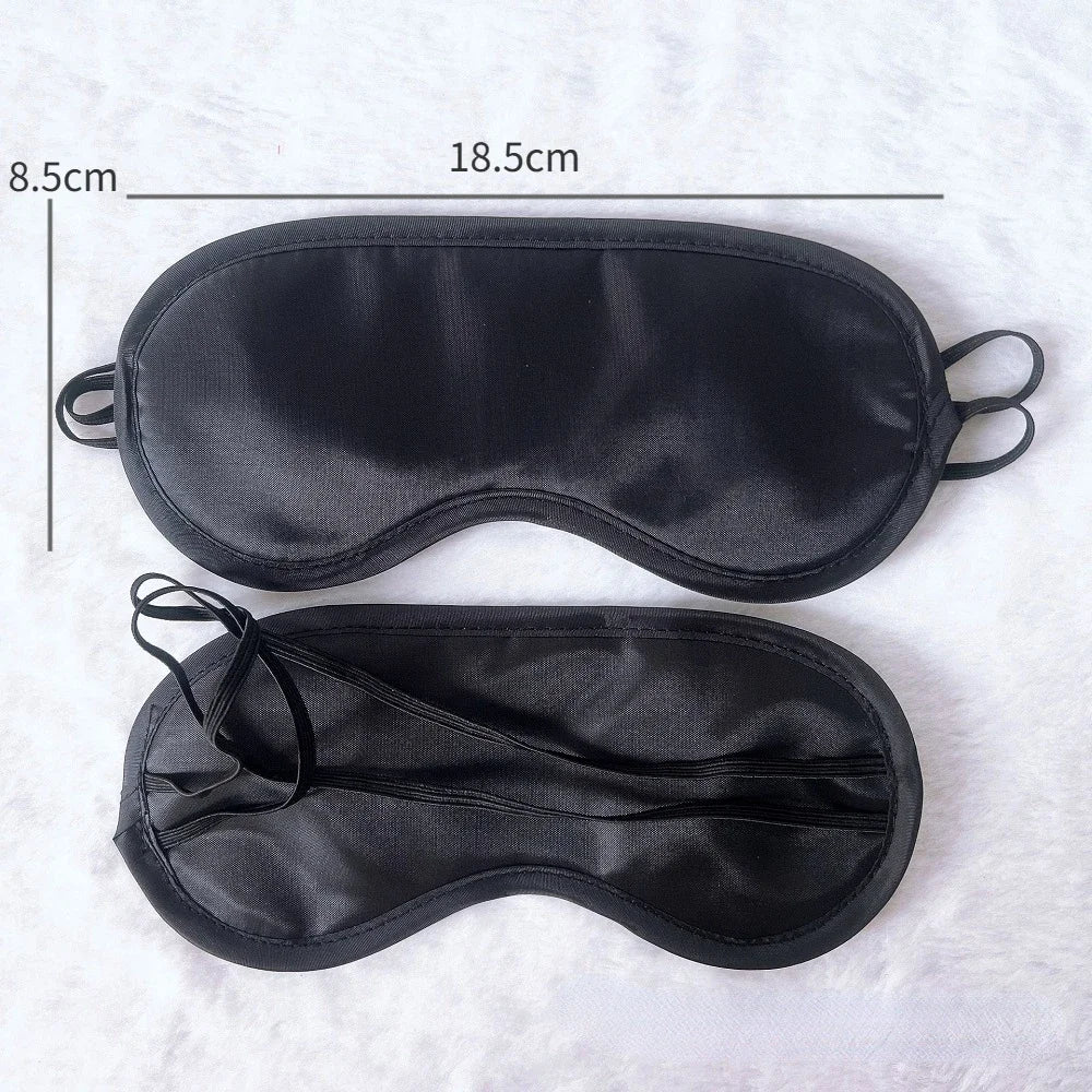 2pcs PU Leather Sex Handcuffs with Eye Mask for Couples