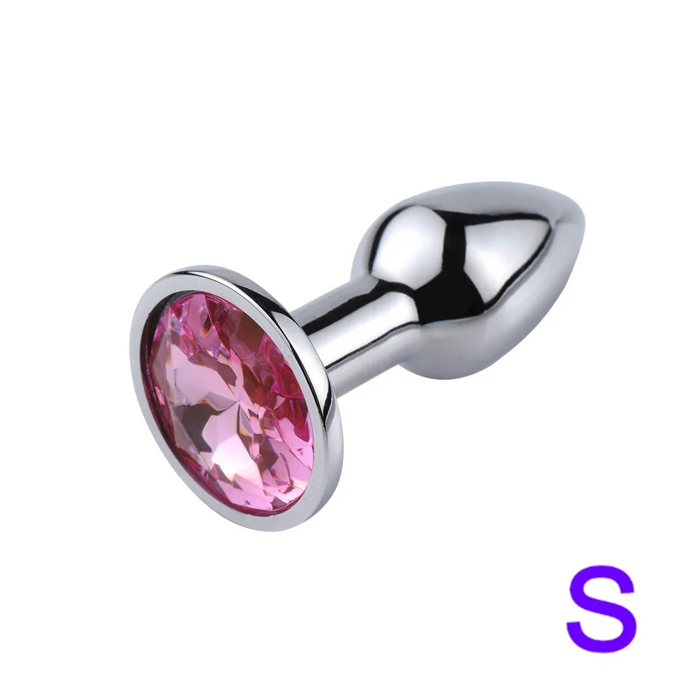 Mini Sexy Metal Anal Plug - Smooth Stainless Steel Dilator for Pleasure