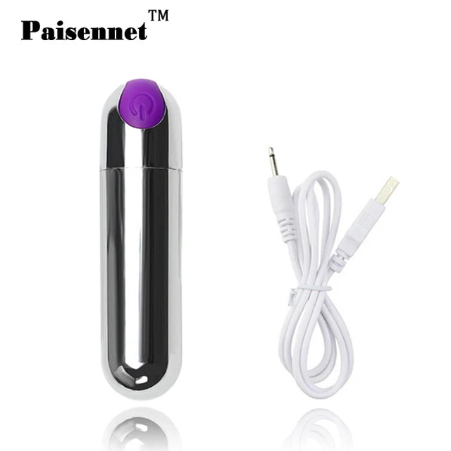 Discreet Mini G-Spot Bullet Vibrator - Powerful Waterproof Clitoral Stimulator