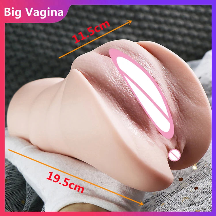 Realistic Silicone Male Masturbator Cup for Pleasure