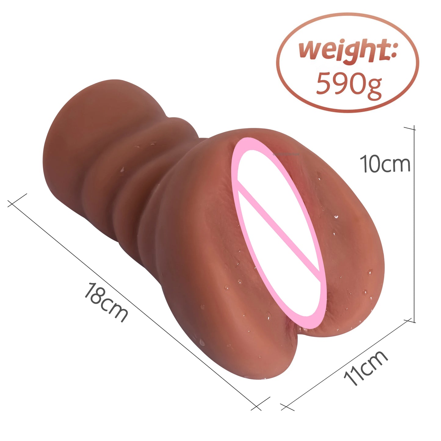 Realistic Silicone Male Masturbator Cup for Pleasure