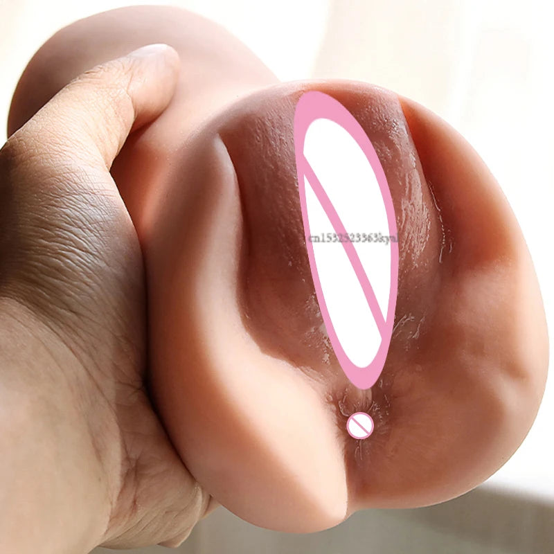 Realistic Silicone Male Masturbator Cup for Pleasure