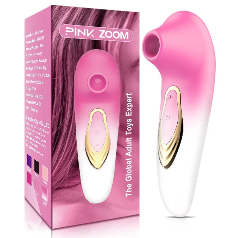 Clitoris Sucking Vibrator with Suction Cup