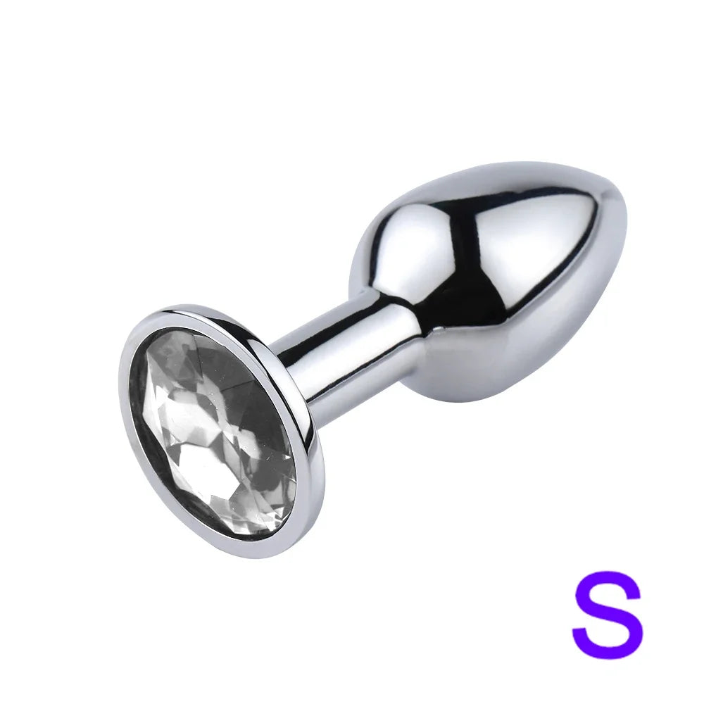 Mini Sexy Metal Anal Plug - Smooth Stainless Steel Dilator for Pleasure