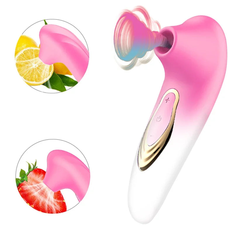 Clitoris Sucking Vibrator with Suction Cup