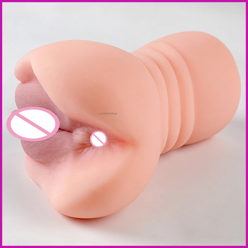 Realistic Silicone Male Masturbator Cup for Pleasure