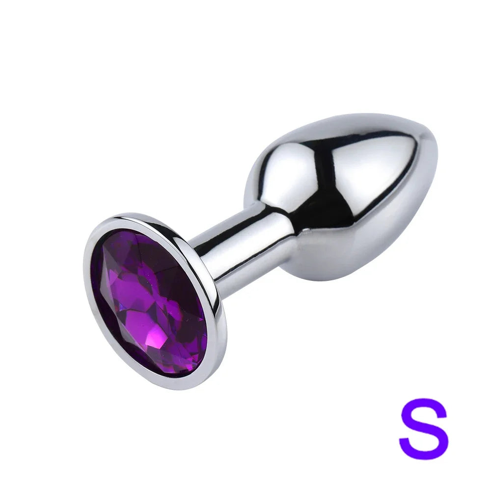 Mini Sexy Metal Anal Plug - Smooth Stainless Steel Dilator for Pleasure